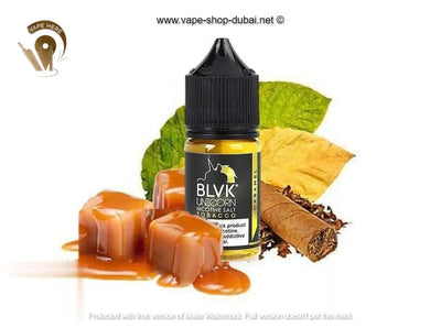 BLVK CARAMEL SaltNic 30ml - BLVK UNICORN SERIES - Vape Here Store