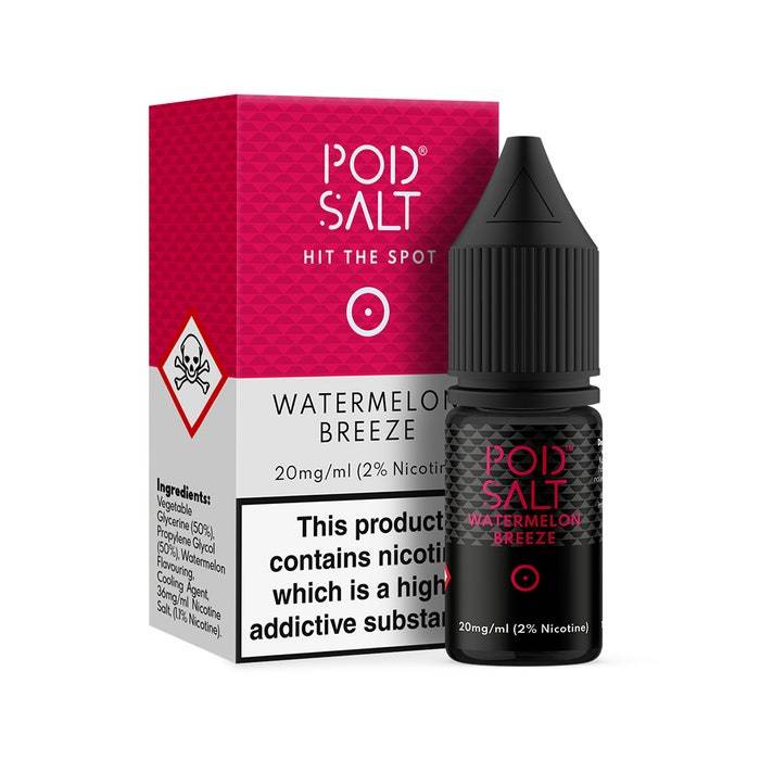 Pod Salt Watermelon Breeze - NicSalt - Vape Here Store